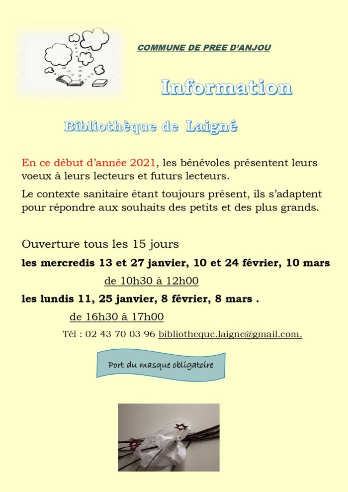 Information bibliothèque Laigné