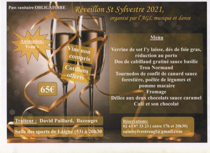 Réveillon de la Saint-Sylvestre à Laigné
