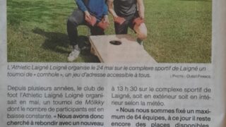 Un premier tournoi de Cornhole, jeu venu des Etats-Unis – OF 14.05.25