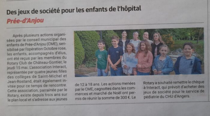 Des jeux de société pour les enfants de l’hôpital – HA 23.05.25