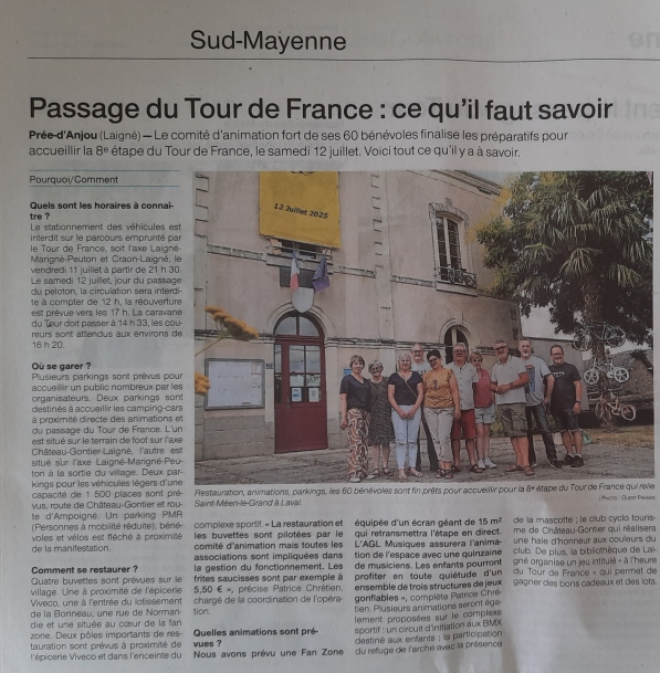 Passage du Tour de France : ce qu’il faut savoir – OF 11.07.25
