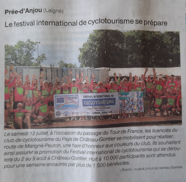 Le festival international de cyclotourisme se prépare – OF 08.07.25