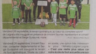 Le terrain de football synthétique inauguré – OF 03.10.25