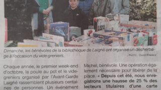 La bibliothèque a organisé son désherbage – OF 8.10.25