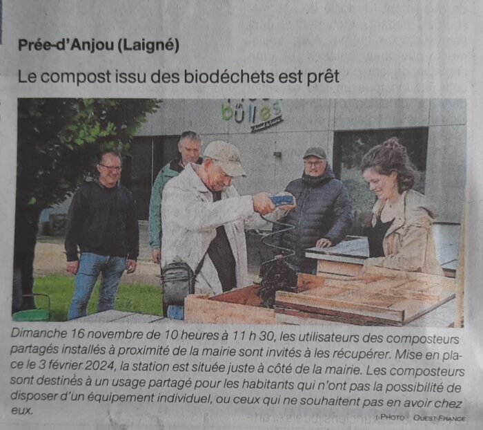 Le compost issu des biodéchets est prêt – OF 15 et 16.11.25