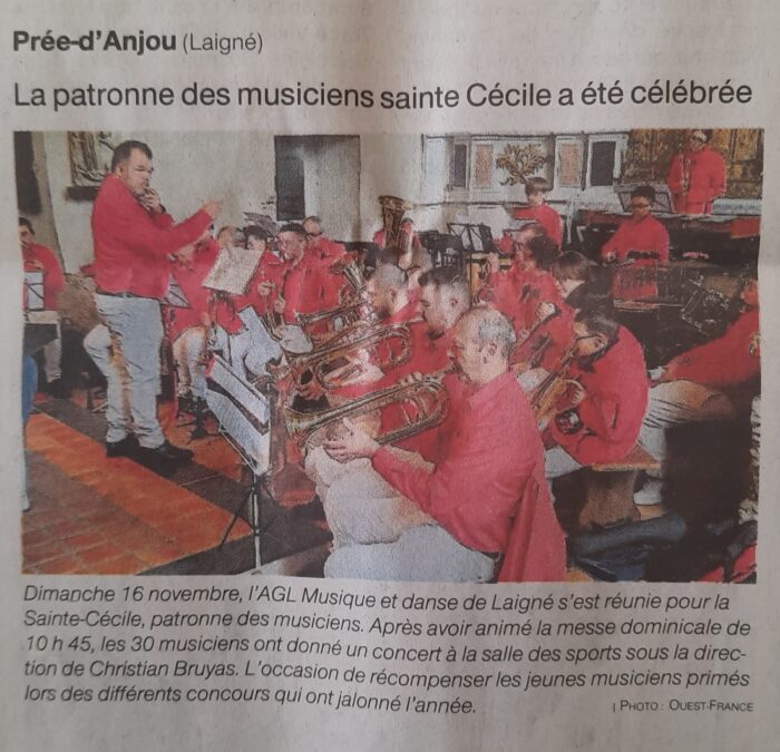 La patronne Sainte-Cécile a été célébrée – OF 18.11.25