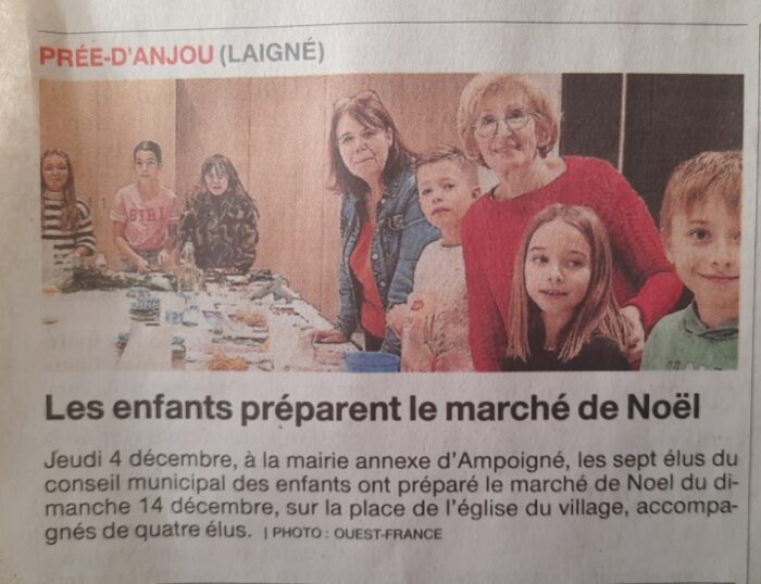 Les enfants préparent le marché de Noël – OF 08.12.25