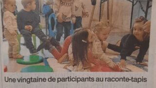 Une vingtaine de participants au raconte-tapis – OF 16.12.25