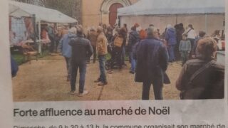 Fort affluence au marché de Noël- OF 16.12.25