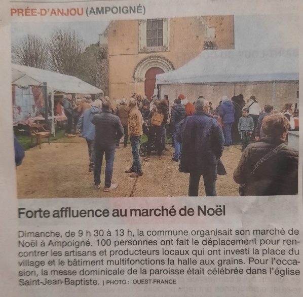 Fort affluence au marché de Noël- OF 16.12.25