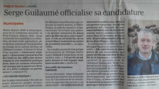 Serge Guilaumé officialise sa candidature – OF 5.1.26