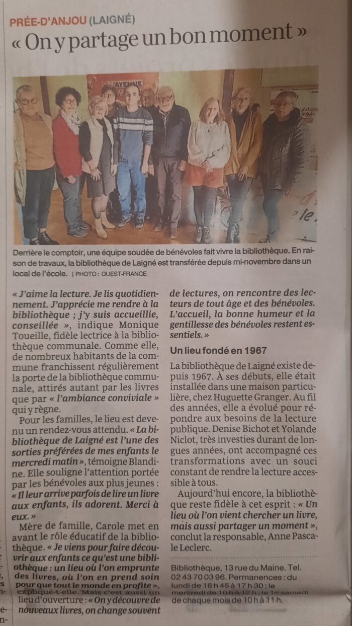 On y partage de bons moments – OF 19.01.26