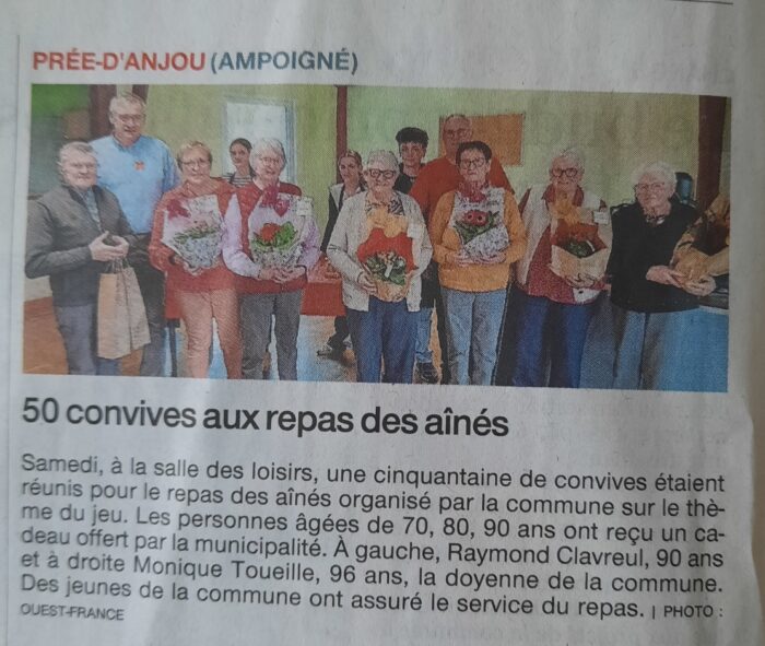 50 convives aux repas des aînés – OF 09.03.26